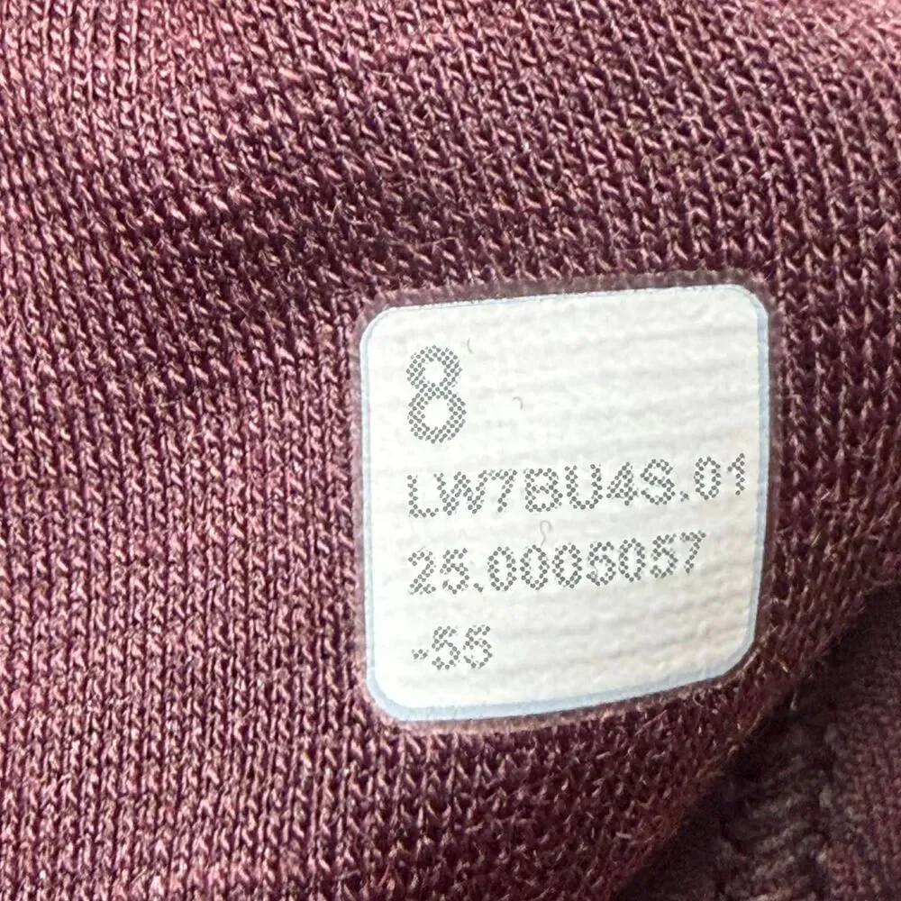 Lululemon Align High-Rise Short 6" Linear Wordmark Goodnight Plum Multi - Picture 10 of 10